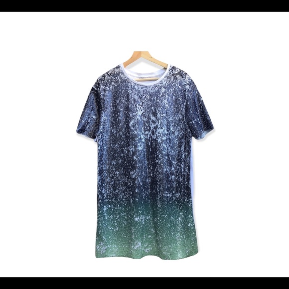 Zara Sequin Dress Sz L - Picture 2 of 4